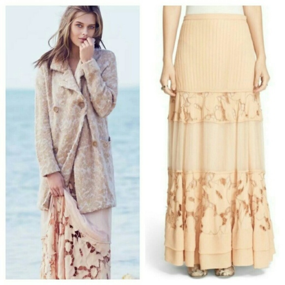 Free People Dresses & Skirts - 🍒NWT🍒 FREE PEOPLE BOHO MAXI SKIRT